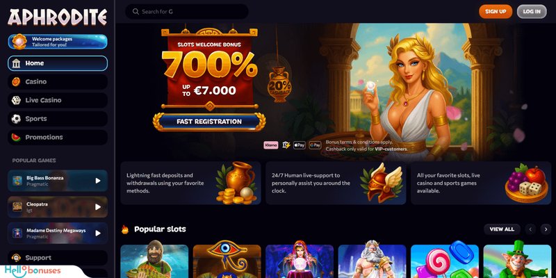 Aphrodite casino - Aphrodite Casino France : bonus, promotions et tours gratuits